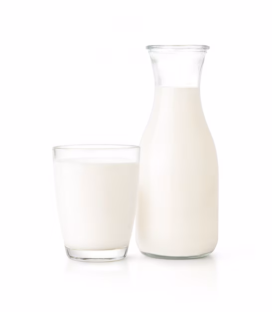 Cream and milk