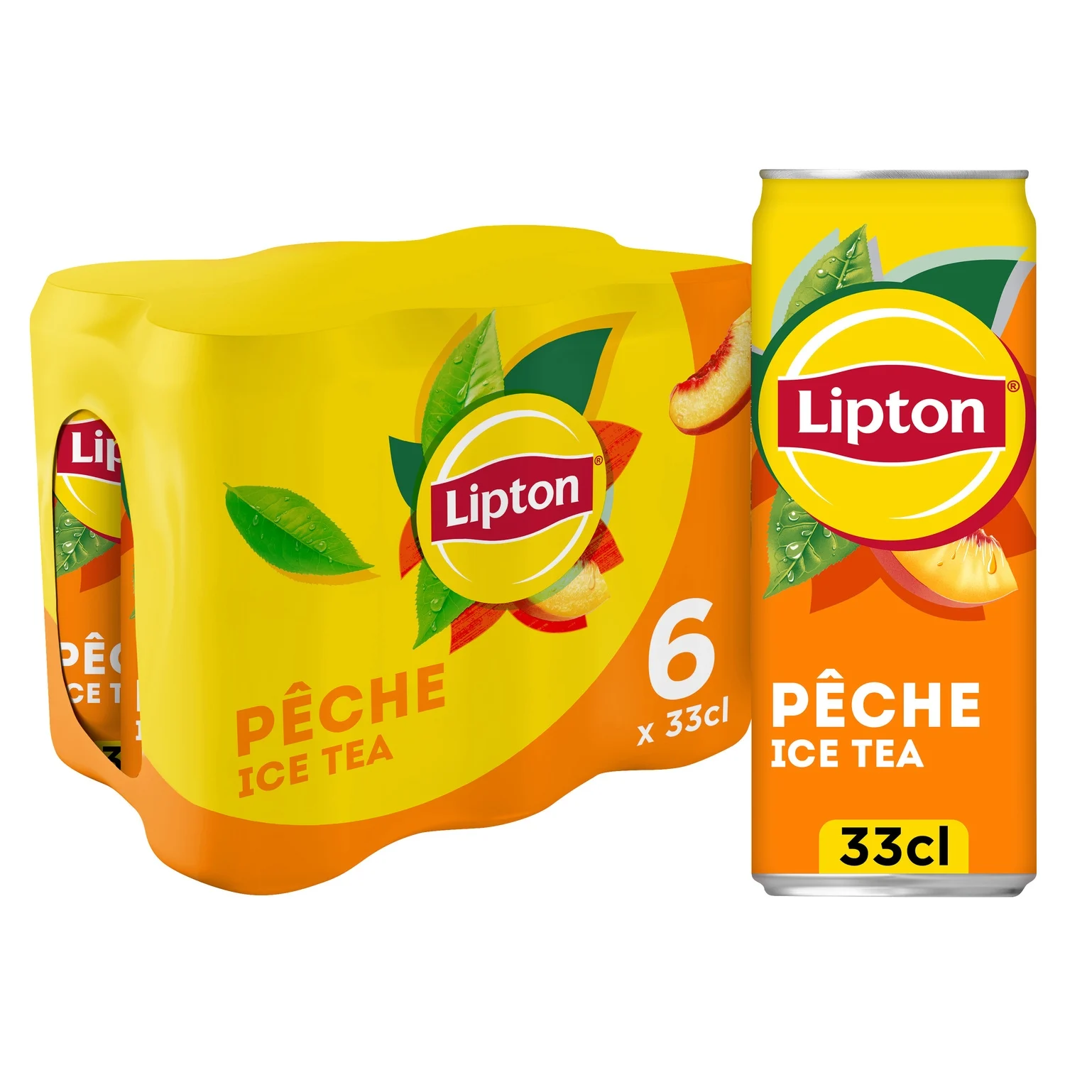 Ice Tea peche Lipton canettes 6*33cl
