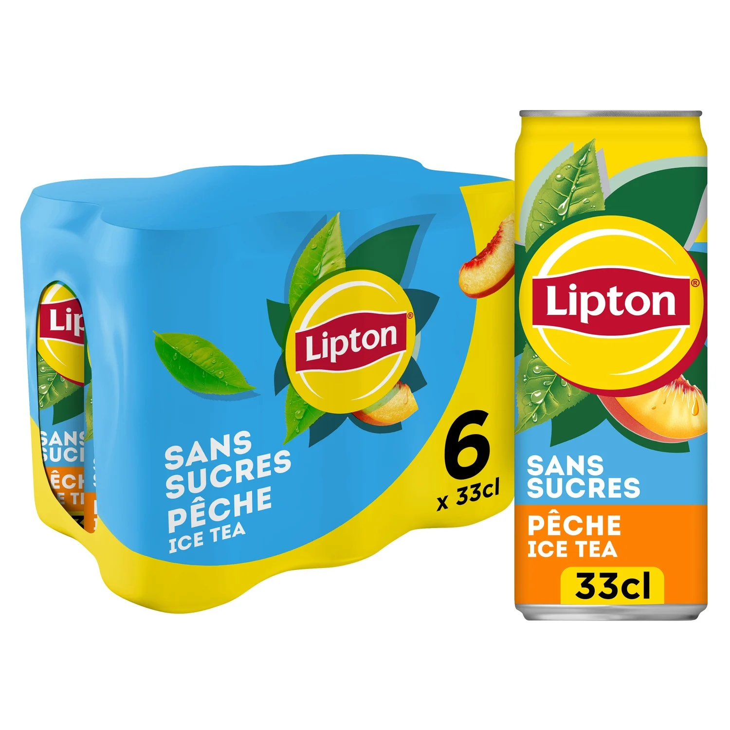 Lipton thé pêche sans sucre