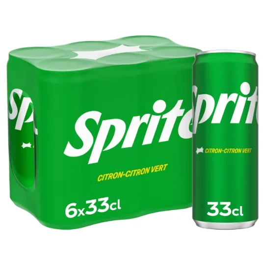 Sprite en canettes 6*33cl