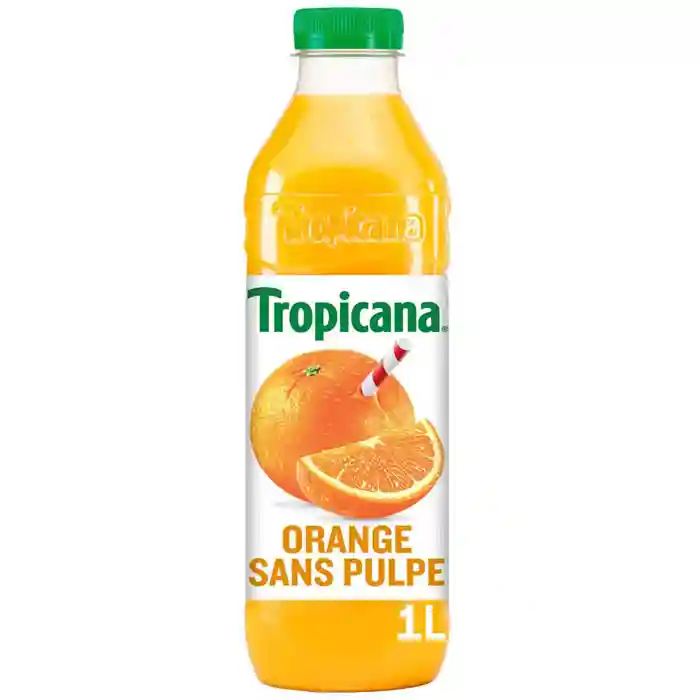 Tropicana jus d'oranges pressées sans pulpe 1 L
