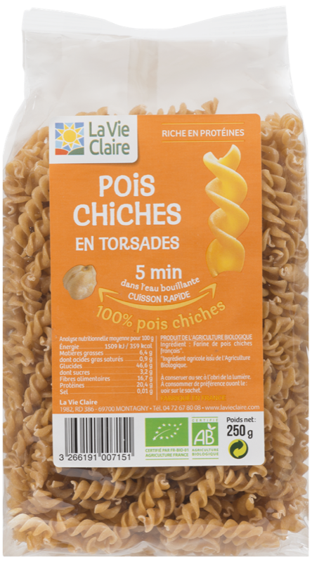 Pois chiches en torsades