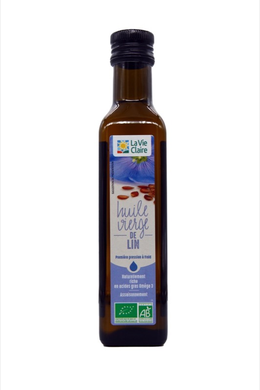 Huile vierge de lin 25cl