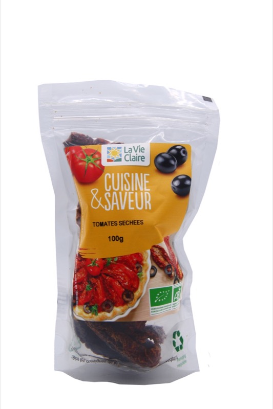 Tomates Sechees Bio Sans Huile 100g