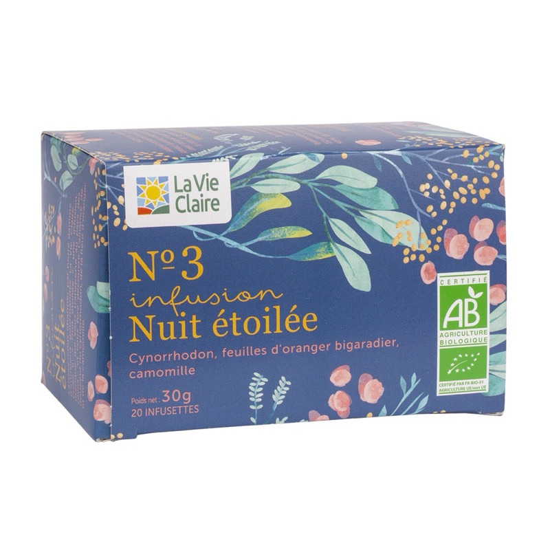 Infusion n°3 nuit étoilée 20 infusettes - La Vie Claire
