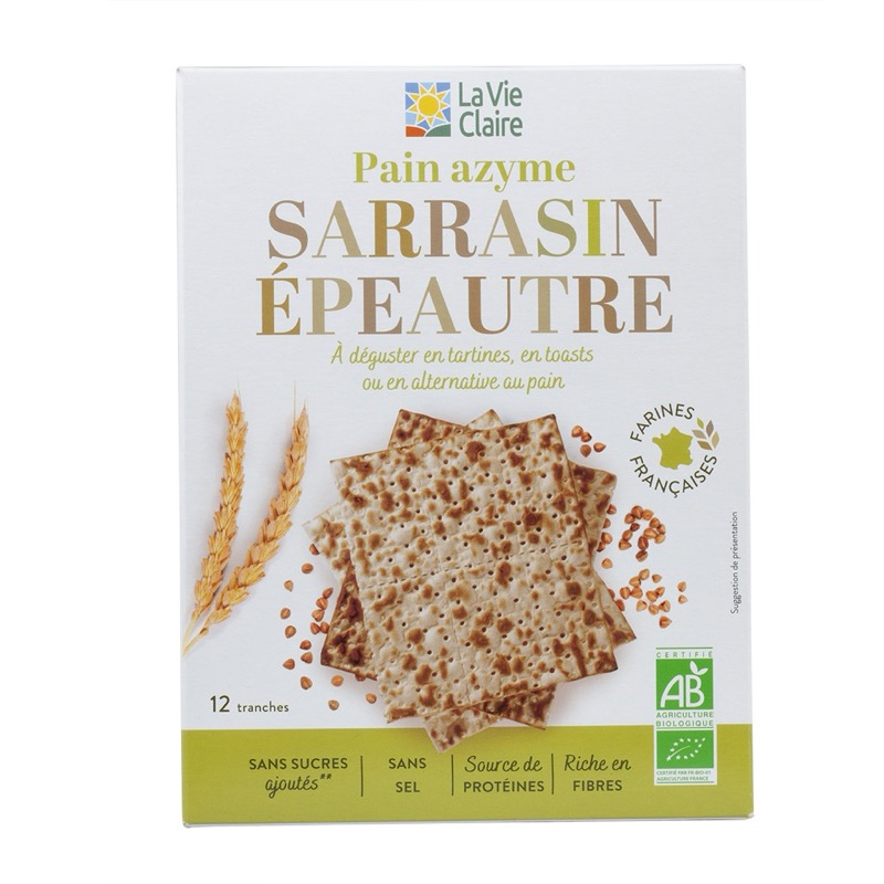 Pain azyme sarrasin épautre 200g - La Vie Claire