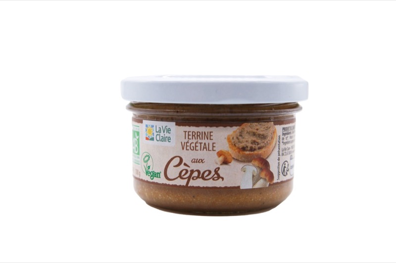 Terrine vegetale aux cepes