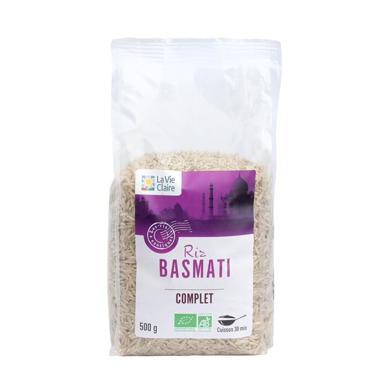 Riz basmati complet 500g - La Vie Claire