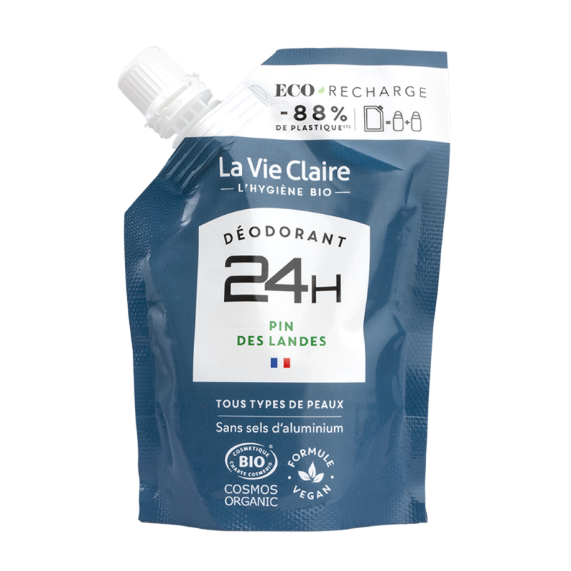 Recharge déo homme 24h 100ml - La Vie Claire