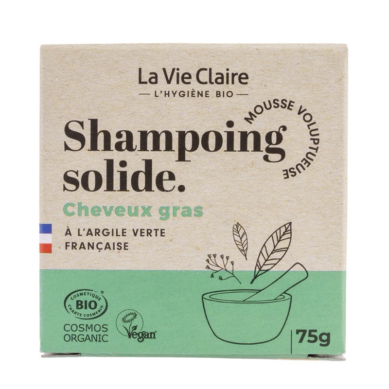 Shampoing solide 75g - cheveux gras - La Vie Claire