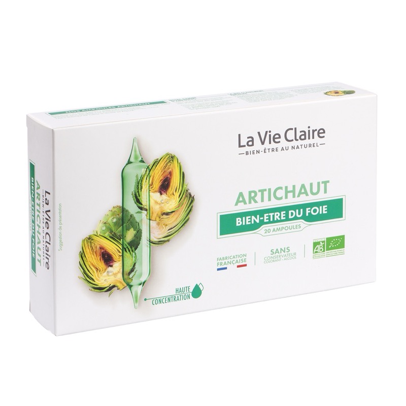 Artichaut 20 ampoules bio - digestion/bien être du foie - La Vie Claire