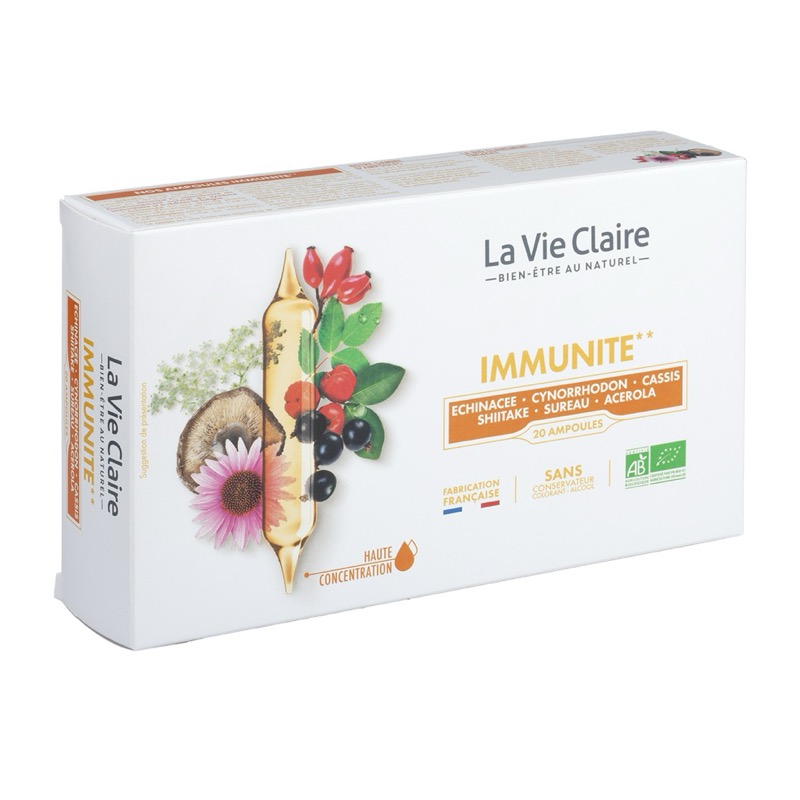 Immunité 20 ampoules - La Vie Claire