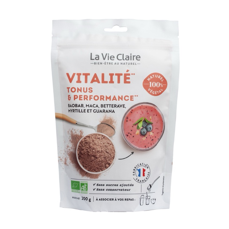 Poudre vitalité 200g - tonus/performance - La Vie Claire