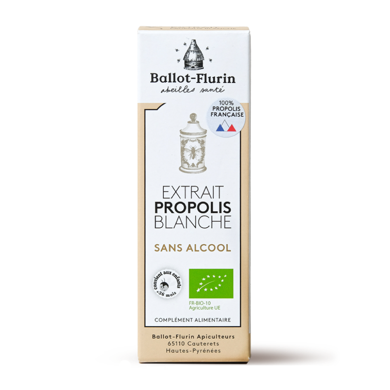 Extrait de propolis sans alcool