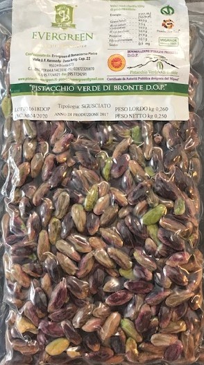Pistache de Bronte DOP sachet de 250 grs à la Pièce