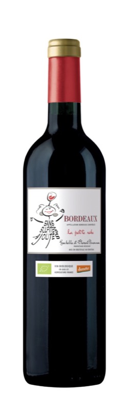 Vin rouge Bordeaux La Petite Robe 75cl -  sans sulfite - Chassagnoux et fils
