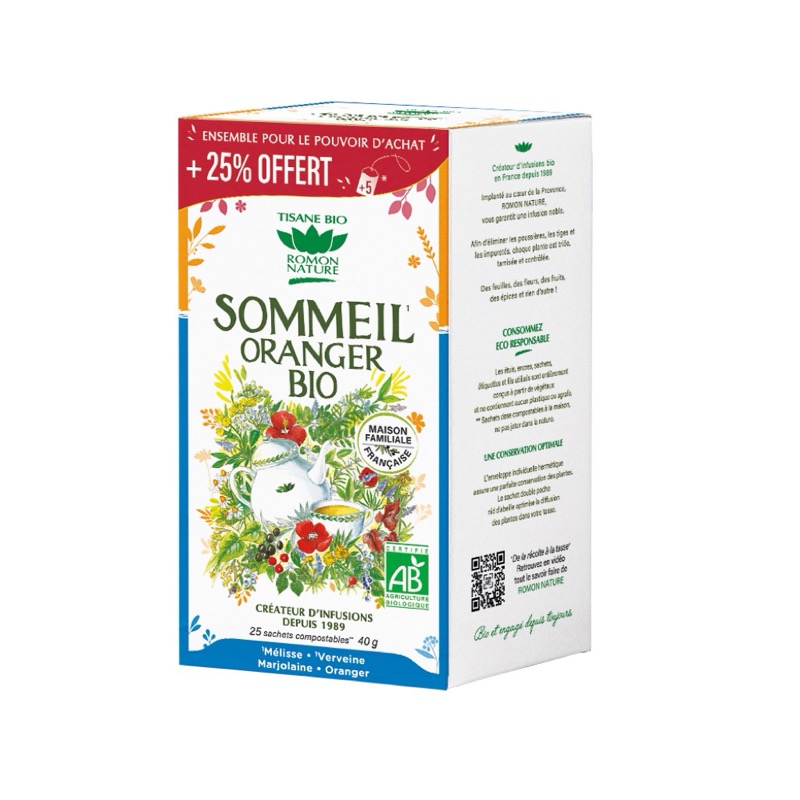 Infusion Sommeil Oranger Bio X20