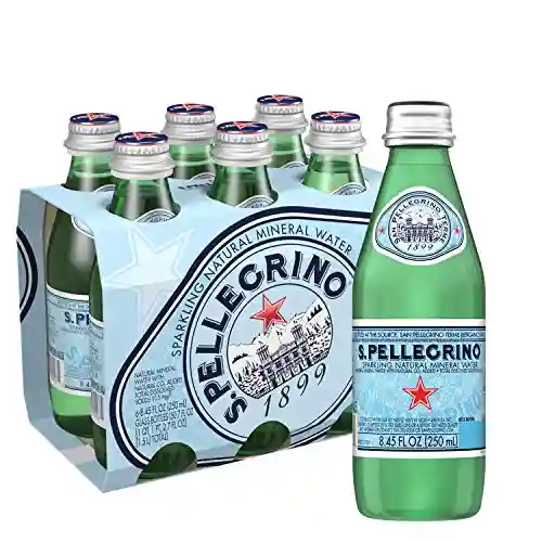 San Pellegrino eau gazeuse en verre 6*250ml 