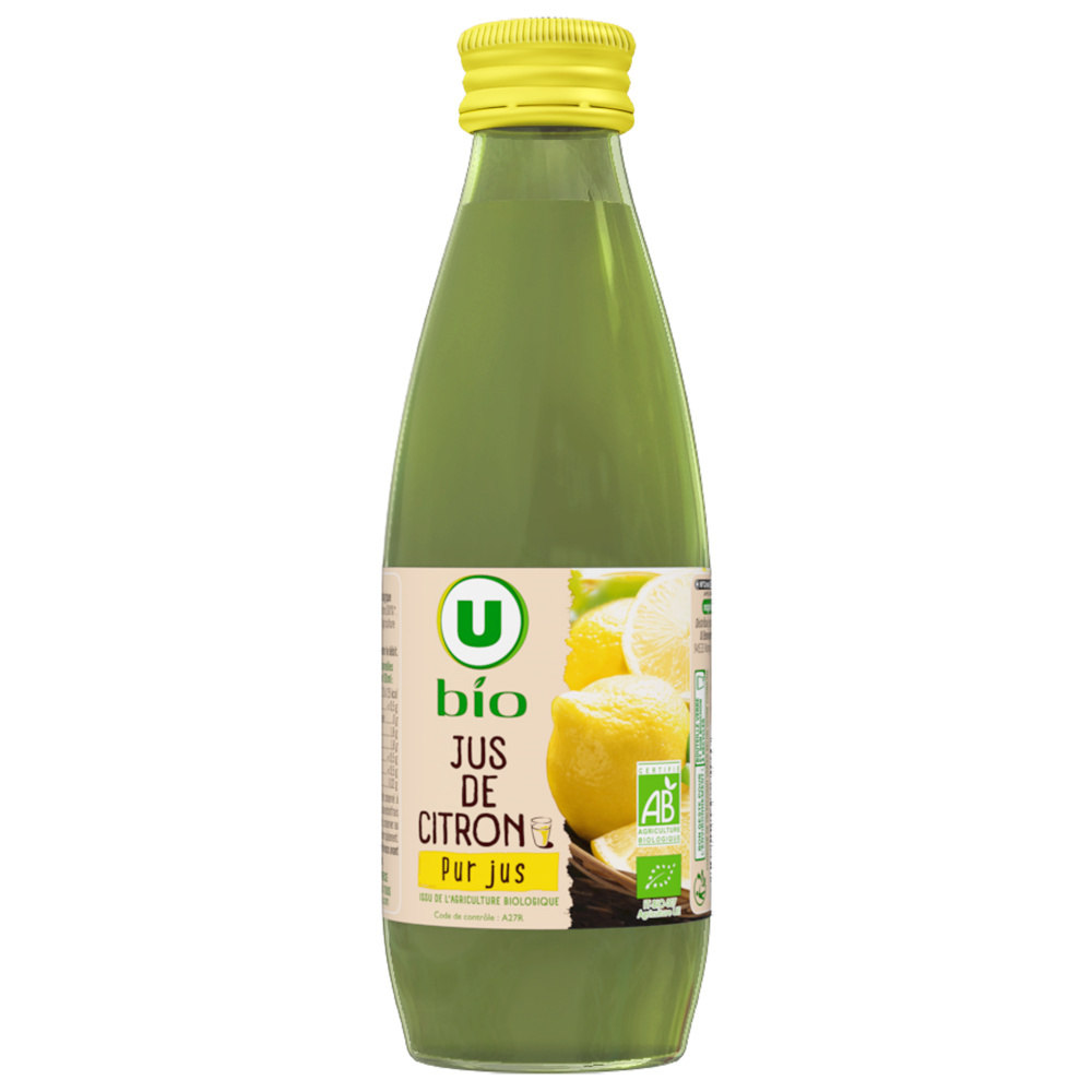 Jus de citron de sicile bio U