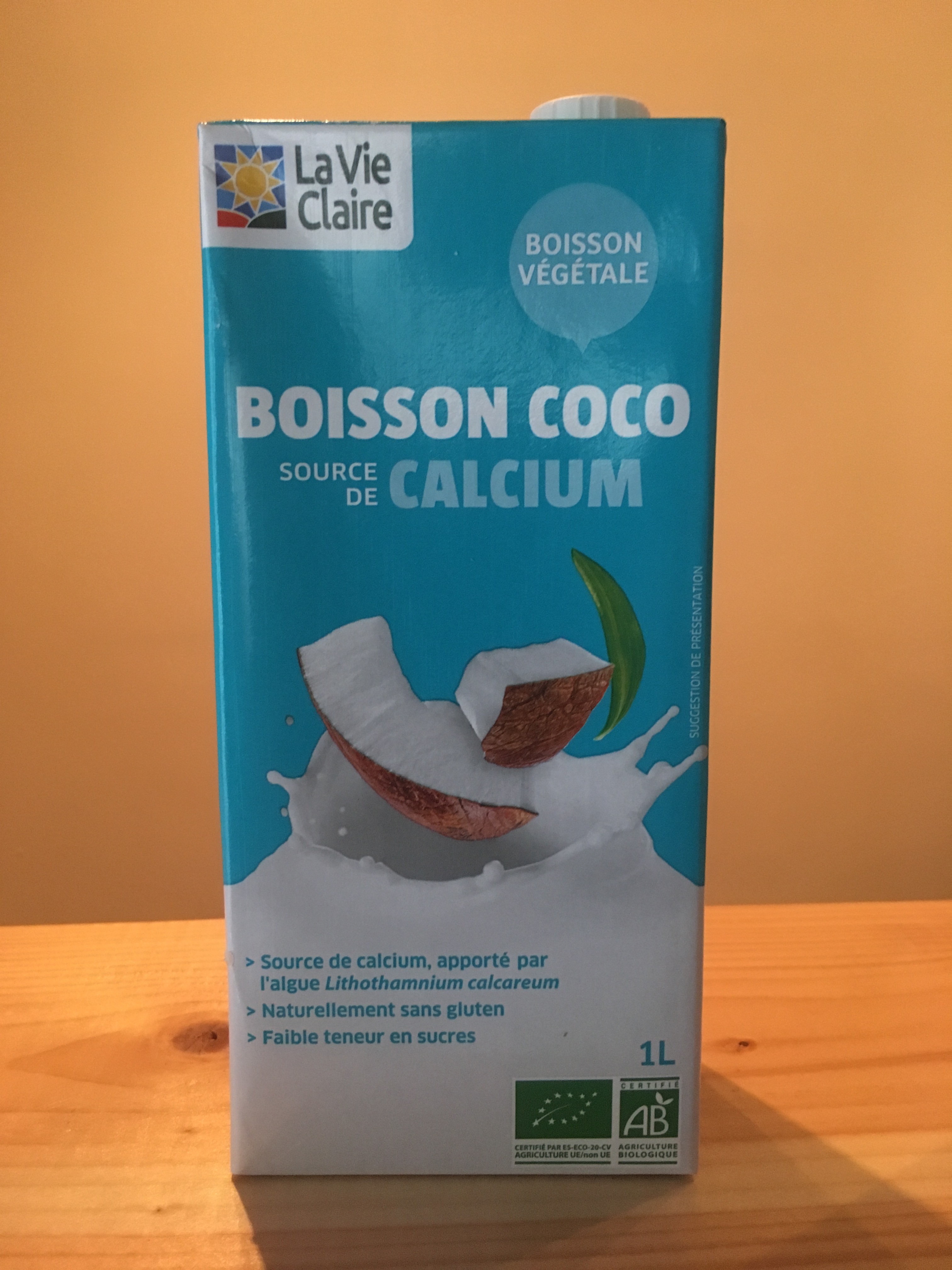 BOISSON LAIT COCO CALCIUM 1L