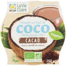DESSERT LAIT DE COCO CACAO