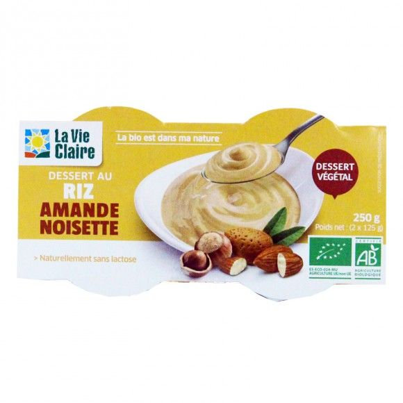 Almond and Hazelnut Rice Dessert