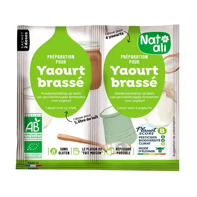 Ferment pour réaliser des yaourt - Natali